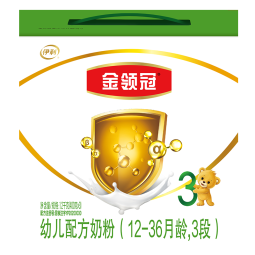 伊利金领冠 育护3段 三联装1200克（12-36月龄）新国标 幼儿配方奶粉 1200g（400g*3） 1盒