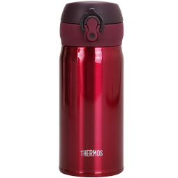 膳魔师(THERMOS) 保温杯保冷杯樱桃红350ml不锈钢水杯学生杯子JNL-350