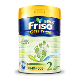 美素佳儿（Friso）奶粉婴幼儿成长配方 港版金装 荷兰原装进口 900/罐【2段】6~12个月