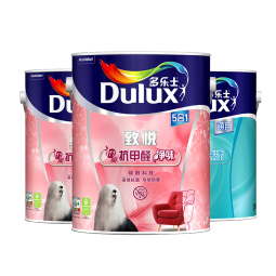 多乐士（Dulux）致悦竹炭抗甲醛五合一净味 抗菌乳胶漆室内墙漆 油漆涂料 A8146 15L套装 白漆 不可调色