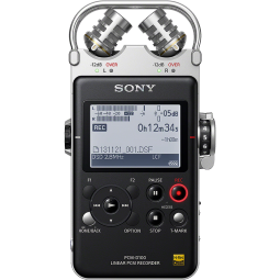 索尼（SONY） PCM-D100专业数码录音笔 高解析度专业DSD格式 红外远距离智能降噪无损音乐 黑色 32G 旗舰型号