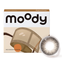 moody 美瞳日抛经典系列 10片装大小直径 彩色隐形眼镜胶片棕600度