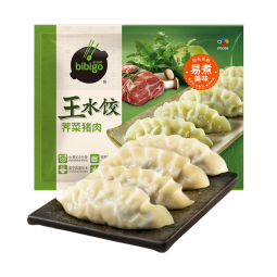 必品阁（bibigo） 饺子系列速食早餐快捷 王水饺荠菜猪肉300g