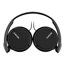 索尼（SONY） MDR-ZX110AP 耳机头戴式重低音手机电脑游戏有线耳机学生上网课学习办公耳麦 黑色