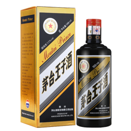 茅台（MOUTAI）茅台王子酒 黑金王子 53度 酱香型白酒 500ml 单瓶装 