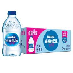 雀巢优活 饮用水 330ml*24瓶 整箱装 符合欧盟标准