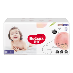 好奇（Huggies）小桃裤铂金装成长裤XXL50片 婴儿拉拉裤尿不湿