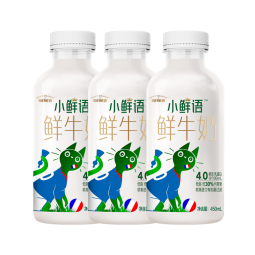 每日鲜语【全程冷链】小鲜语4.0g蛋白质鲜牛奶450ml*3