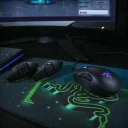 雷蛇（Razer） Naga那伽梵蛇进化版MMO有线游戏鼠标侧键可换侧键 进化版(有线 16KDPI 可换侧托)