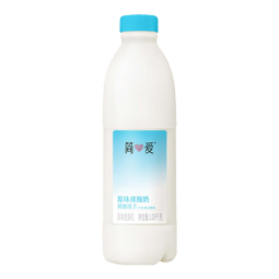 简爱 原味裸酸奶 1.08kg*1瓶 家庭装大桶酸奶 生牛乳发酵 乳酸菌