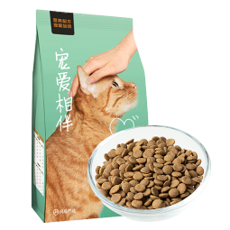 网易严选 宠爱相伴全价猫粮 居家宠物主粮幼猫成猫全价粮猫咪食品 1.8kg