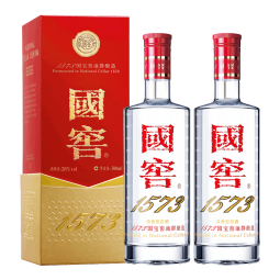 国窖1573浓香型白酒 38度 500mL 2瓶 双瓶装