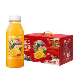 依能果汁 芒果果汁礼盒 送礼饮料350ml*15瓶 婚礼礼盒整箱装