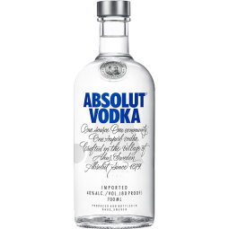 绝对伏特加（Absolut Vodka）洋酒 40度 瑞典原装进口鸡尾酒 调酒基酒 长岛冰茶 原味 1000mL 1瓶