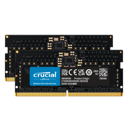 Crucial英睿达 32GB（16GB×2）套装 DDR5 4800频率 笔记本内存条 美光（原镁光）原厂颗粒 AI电脑配件