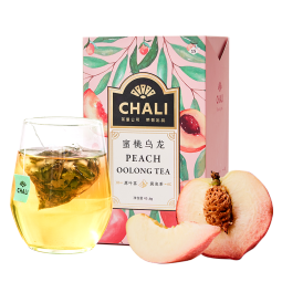 CHALI茶里蜜桃乌龙茶可冷泡15包45g花草茶盒装茶包袋泡