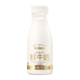 每日鲜语【汤唯推荐】鲜牛奶全脂185ml 瓶装牛奶鲜奶生牛乳新鲜原生锁鲜 3.6全脂185*14瓶