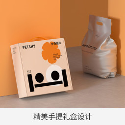 petshy百宠千爱 豆腐混合猫砂 惊奇猫沙强效除臭低尘去味配方升级奶香味 惊奇猫砂|奶香味2.5kg*5包