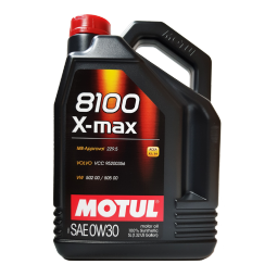 摩特(MOTUL) 全合成汽车机油 8100 X 0W-30 SP 5L/桶 欧洲进口