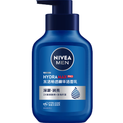 妮维雅（NIVEA）男士洗面奶水活畅透精华洁面液 清洁控油 水活畅透精华洁面乳150ml