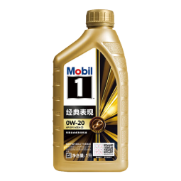 美孚（Mobil）金美孚 先进全合成汽机油经典表现 0W-20 SP 1L 新升级 汽车保养