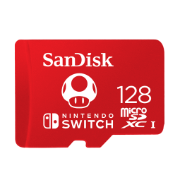 闪迪（SanDisk）128GB TF（MicroSD）内存卡 U3 4K 游戏存储卡 读速100MB/s 任天堂Switch授权 马里奥赛车主题款