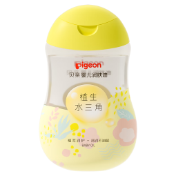 贝亲（Pigeon）抚触油婴儿 新生宝宝身体按摩保湿  水三角润肤油200ml