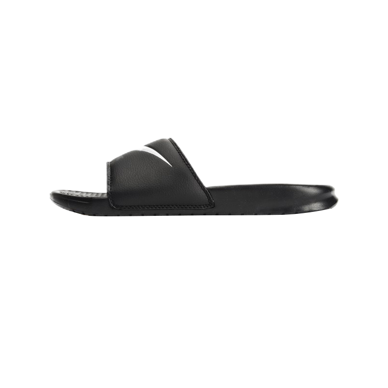 nike benassi swoosh jdi黑白拖鞋