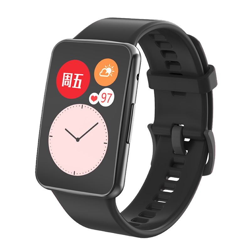 适用华为watch fit 2手表硅胶表带