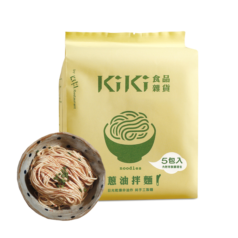 舒淇杂货铺台湾kiki葱油5入干拌面