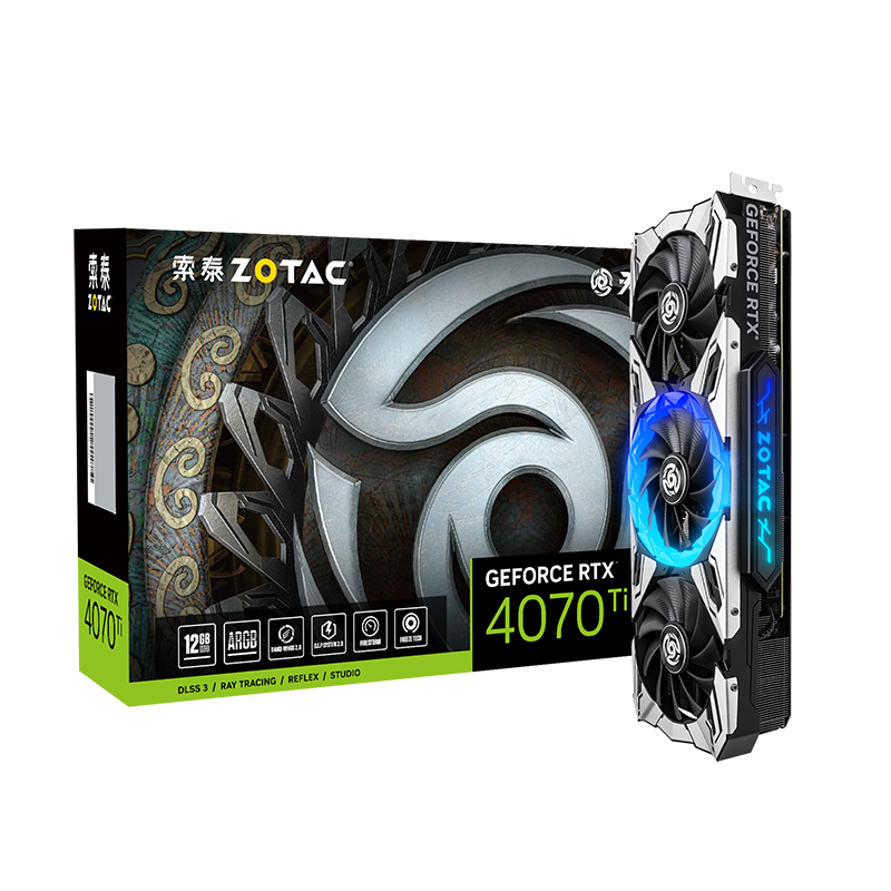 索泰RTX4070/TI/SUPER游戏显卡