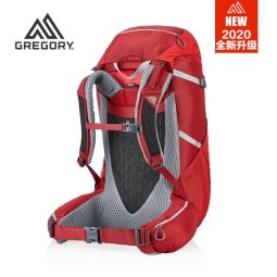 GREGORY格里高利AMBER琥珀系列 双肩背包女款轻量户外旅行登山徒步背包 三代-34L-红色