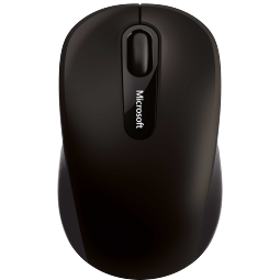 微软 (Microsoft) 便携鼠标3600 典雅黑 | 无线鼠标 紧凑设计 纵横滚轮 蓝牙鼠标 办公鼠标