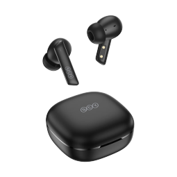 QCY MeloBuds ANC真无线蓝牙耳机主动降噪入耳游戏低延迟通话降噪运动降噪小方糖适用全部手机 黑色