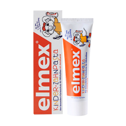 ELMEX儿童牙膏0-3-6岁含氟防蛀牙温和清洁呵护牙龈乳牙清新口气 儿童牙膏2支装(0-6岁)