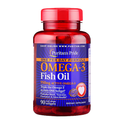 普丽普莱 欧米伽-3深海鱼油软胶囊(美国进口)  成人中老年人鱼肝油 Omega-3 DHA EPA 1400mg*90粒*1瓶