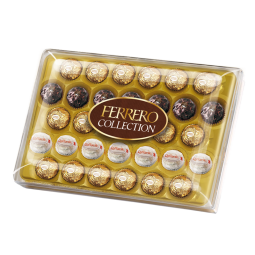 费列罗（FERRERO）臻品威化巧克力制品32粒364.3g 礼盒装婚庆喜糖伴手礼生日礼物
