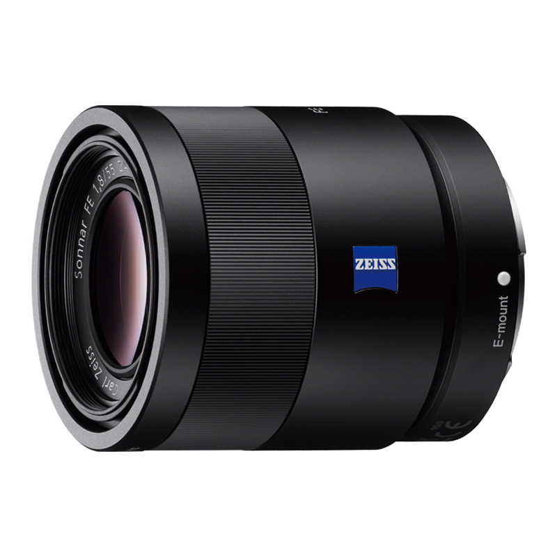 索尼（SONY）Sonnar T* FE 55mm F1.8 ZA全画幅蔡司标准定焦微单相机镜头 E卡口(SEL55F18Z)人像 街拍 风光