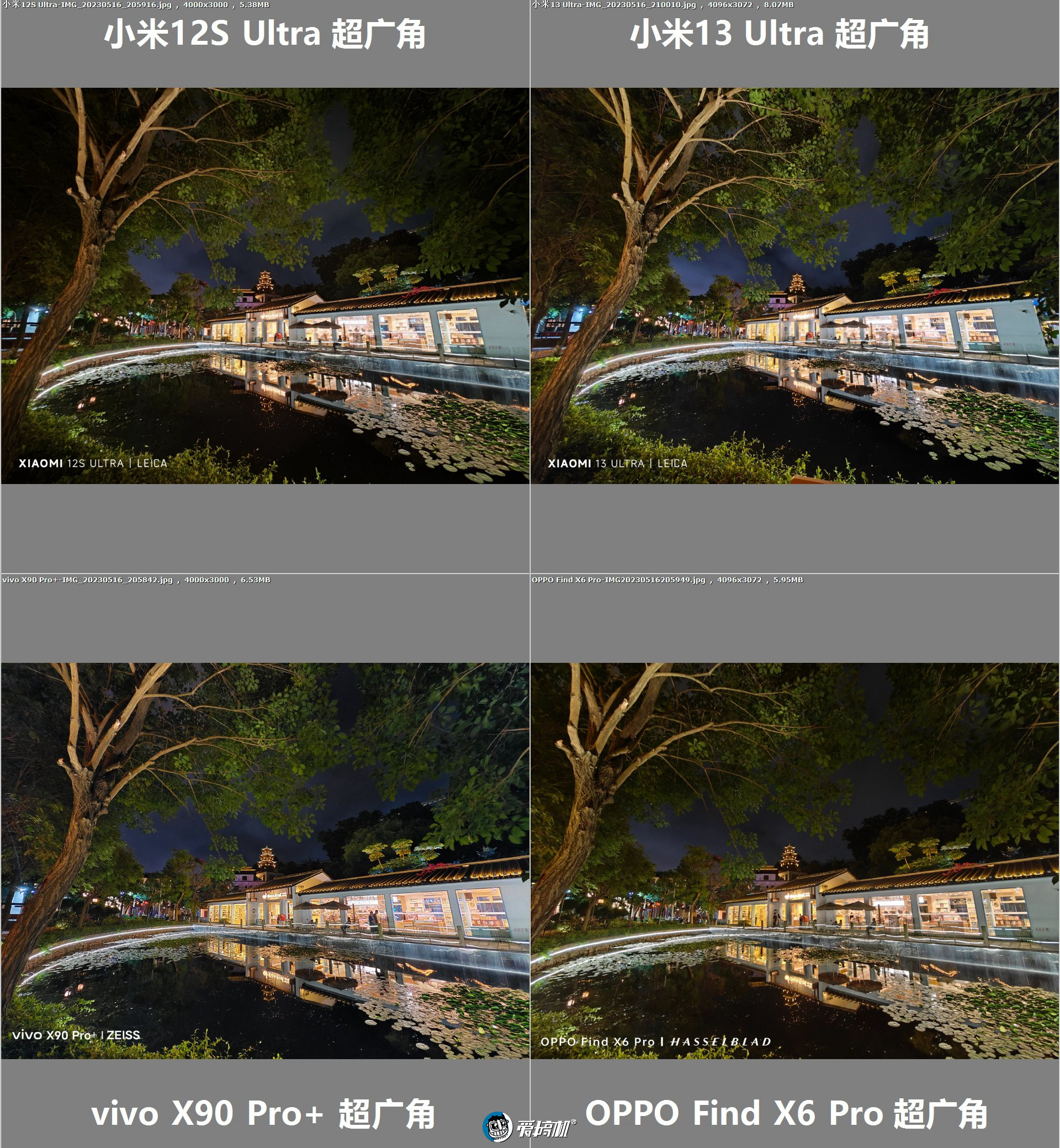 战个痛快，小米13 Ultra、Find X6 Pro、vivo X90 Pro+、小米12SU拍照横评