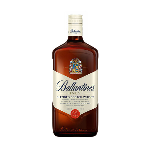 百龄坛（Ballantine`s） 特醇苏格兰调和型威士忌洋酒1000ml（1L） 124