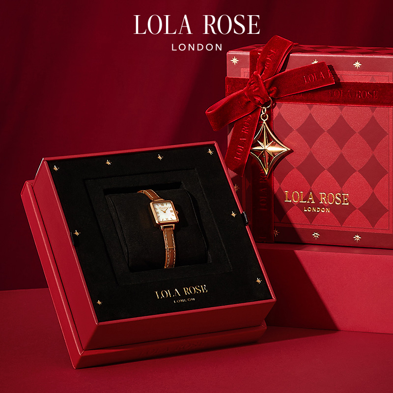 Lola Rose罗拉玫瑰小棕表女士手表女款小众轻奢复古腕表新年礼物