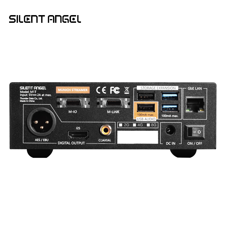 Silent Angel/仙籁 M1T数字转盘数播串流播放器Hifi音乐纯数字