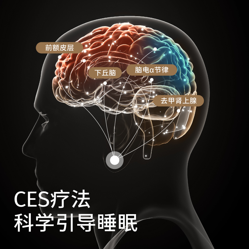 zdeer左点医用智能睡眠仪 CES低频脉冲物理疗法辅助失眠治疗仪