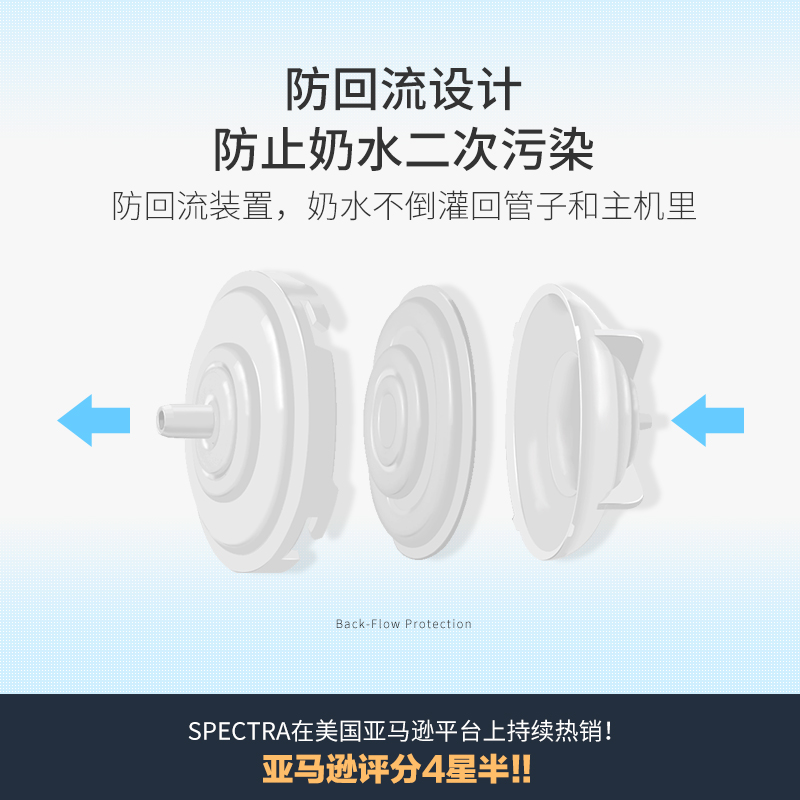 spectra贝瑞克吸奶器电动吸乳器 韩国孕产后按摩哺乳自动集奶器S1