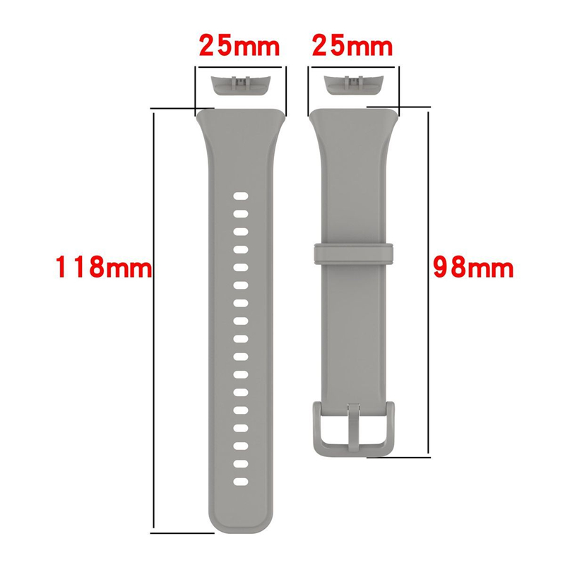 适用OPPO手环2表带液态硅胶材质智能运动手环oppowatch2腕带磁吸nfc版个性时尚金属手表链oppoband二代配件