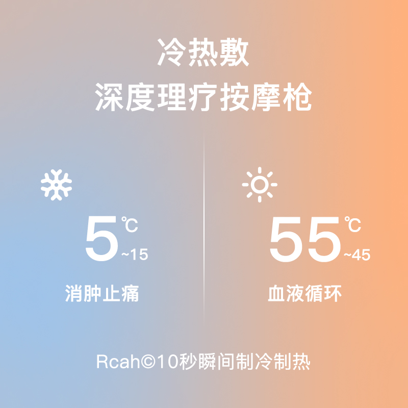 【冷热控温】GXA筋膜枪M1新系列冷热控温新科技颈膜枪肌肉按摩器