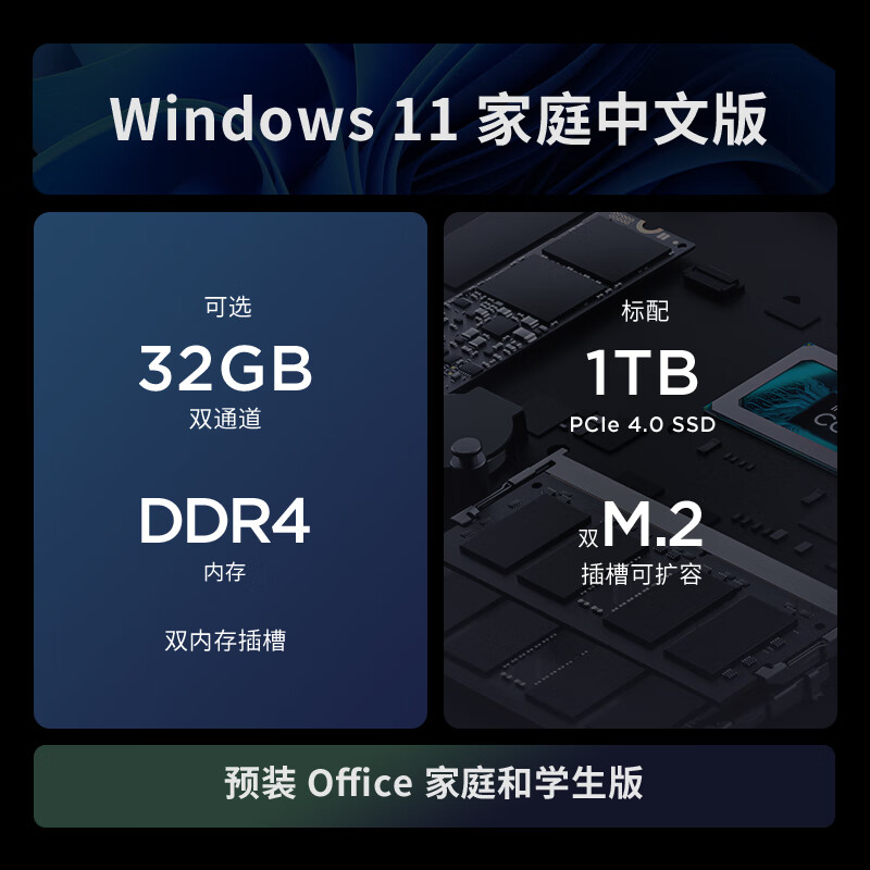 联想小新Mini 迷你主机英特尔13代酷睿i5-13500H/i7-13700H高性能商务台式机电脑小机箱极速固态硬盘2023新款