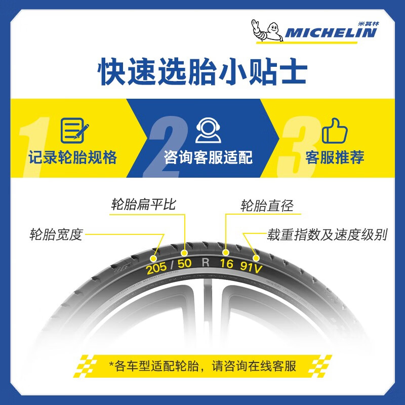 米其林轮胎 225/50R18 99W e聆悦ST适配艾力绅途岳宝马x1比亚迪宋