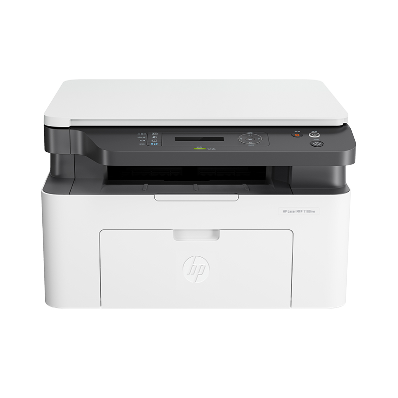 HP惠普Laser MFP 1188w锐系列黑白激光无线WiFi手机打印机一体机A4复印件扫描三合一小型家用136wm办公专用NW