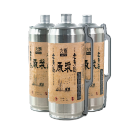 火炮老青岛精酿原浆啤酒13度2l装全麦白啤山东特产罐装整箱6瓶装